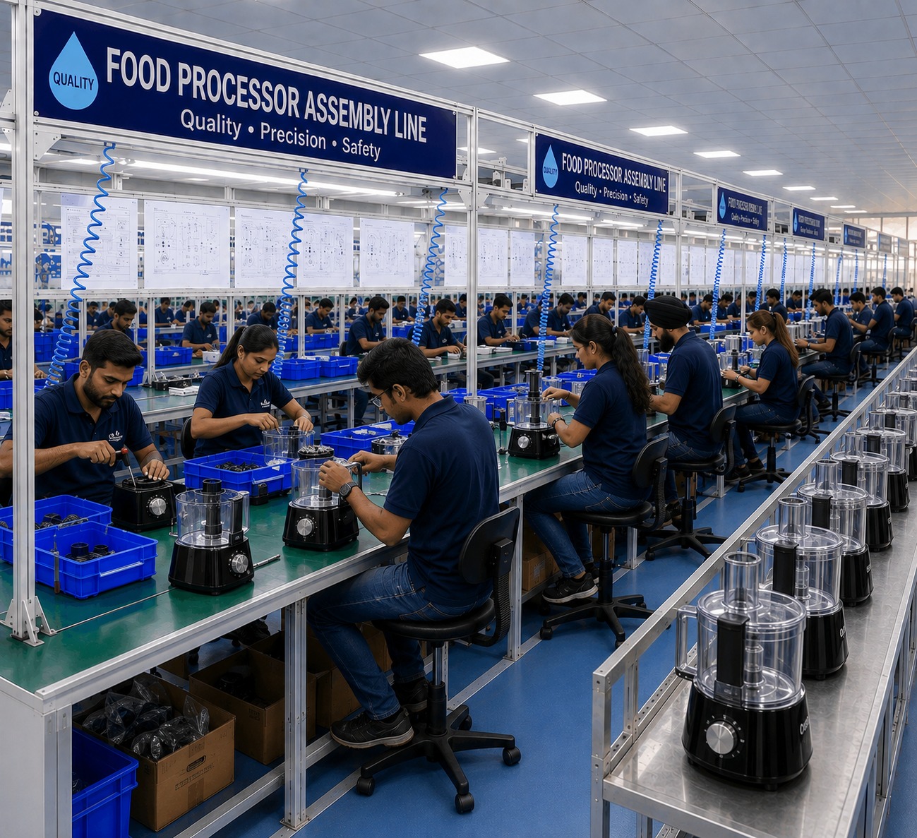 Food Processor Assembling Service